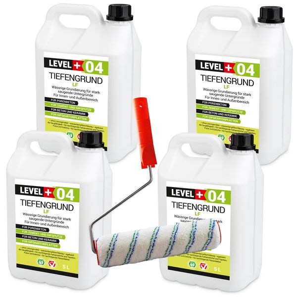 Preparat Gruntujący 20L Grunt Duży Wałek Malarski zdjęcie 1