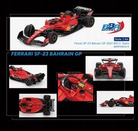 BBR FERRARI SF23 #55 C.Sainz F1 BAHRAIN GP 2023 1:64