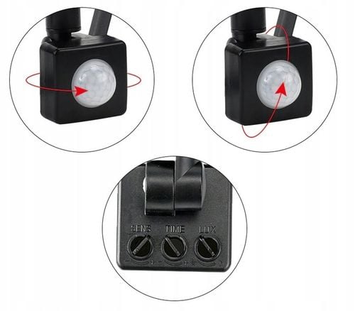 MOCNA LAMPA LED Z CZUJNIKIEM RUCHU I ZMIERZCHU 50W ZEWNĘTRZNA NAD na Arena.pl