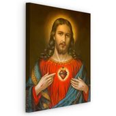 Obraz Święty Canvas Do Salonu Sypialni JEZUS CHRYSTUS Ikona 70cm x 100cm