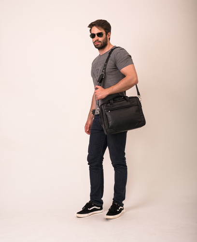 Torba na laptopa McKlein Bronzeville 15,6" Brązowa na Arena.pl