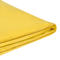 Wymienne obicie do łóżka 180 x 200 cm żółte FITOU