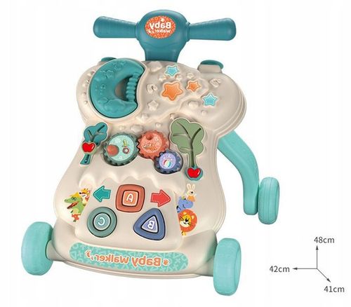 Chodzik Wielofunkcyjny Interaktywny Jeździk Pchacz 3w1 edukacyjny interakty na Arena.pl