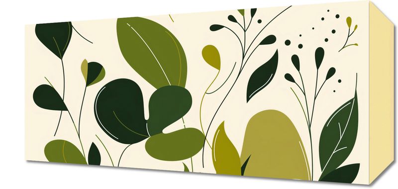 Obraz 40x20cm Świeżość Liści zdjęcie 1