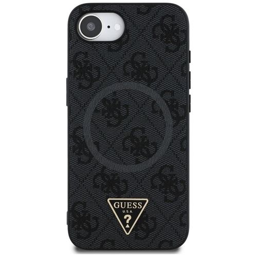 Guess 4G Ring Triangle Logo MagSafe - Etui do iPhone 16e (czarny) na Arena.pl