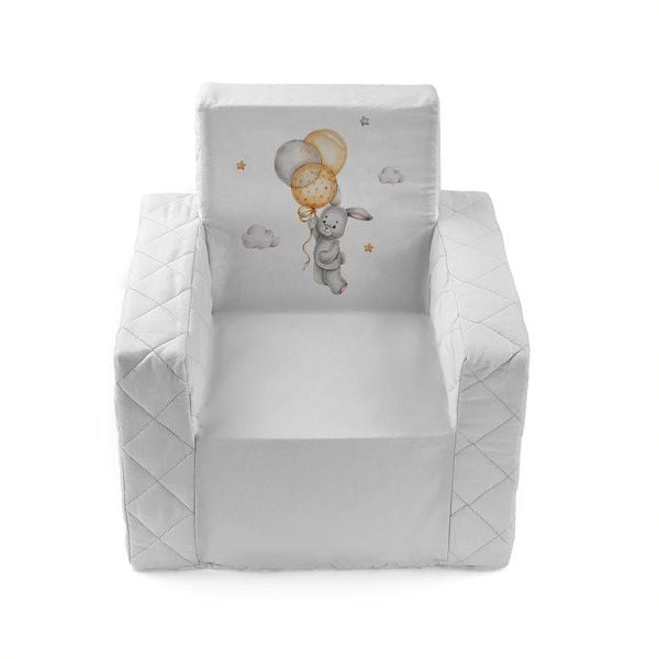 ALBERO MIO Fotelik Basic PRINT Króliczek zdjęcie 1