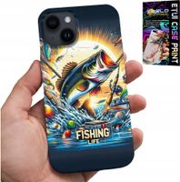 ETUI DO IPHONE 13 - WZORY DLA WĘDKARZA, RYBY, DORSZ, ŁOSOŚ