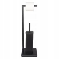 SZCZOTKA DO WC zamknieta STOJAK UCHWYT NA PAPIER TOALETOWY DO ŁAZIENKI loft