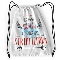 Plecak Dla Striptizerki Sportowy Szkolny Worek Z Nadrukiem Ze Zdjęciem