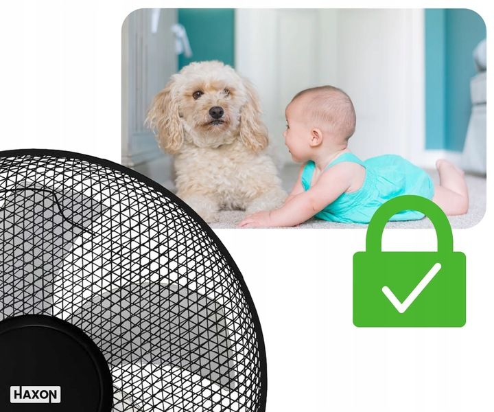 Wentylator podłogowy HAXON DAX wiatrak stojący 5 łopatek timer + pilot zdjęcie 5