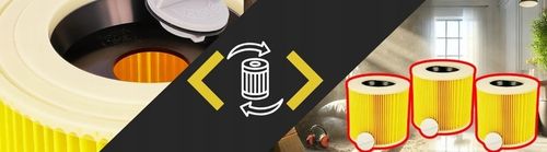 3x FILTR DO ODKURZACZA KARCHER WD3 Filtry 3 SZT WD 3 MV3 WD2 SE4001 KWD3 na Arena.pl