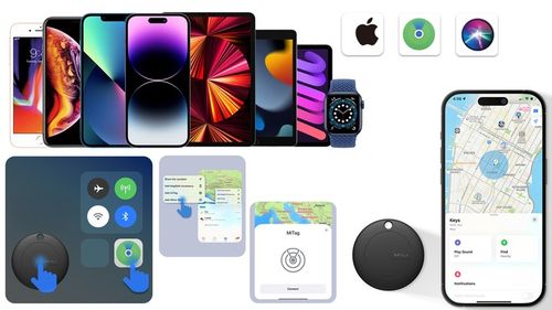 Lokalizator GPS 3x MiTag MiLi do iOS + 3x Etui Brelok do plecaka kluczy psa na Arena.pl