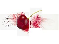 45CM 120CM ZEGAR 4 ELEM SOCZYSTA WIŚNIA ŚCIENNY