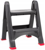 TABORET SKŁADANY KUCHENNY DRABINKA DO KUCHNI STOŁEK MOCNY 2 STOPNIOWY 150KG