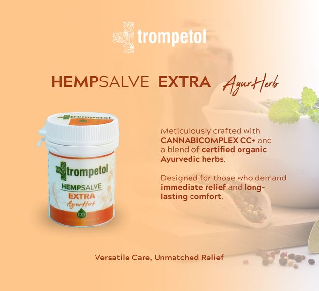 TROMPETOL Maść konopna EXTRA & AJURHERB - 50 ml zdjęcie 2
