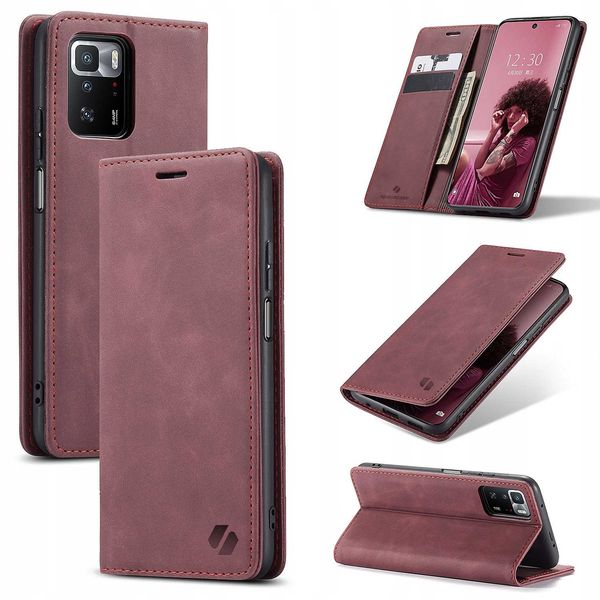 Spacecase Wallet Redmi Note 10 Pro Red zdjęcie 7