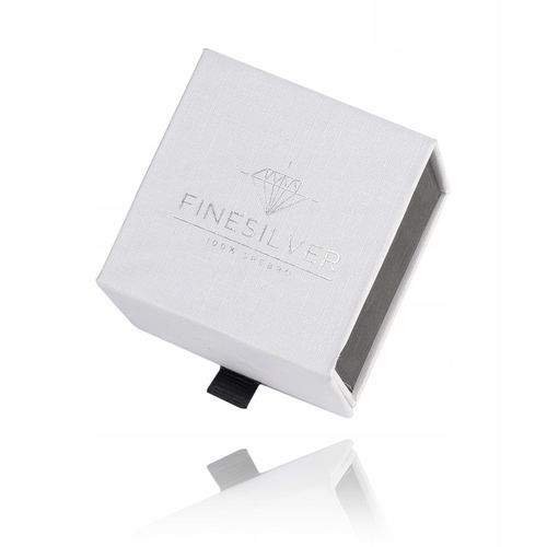 Kolczyki Srebrne wiszące Rodowane SREBRO PRÓBA 925 GRAWER na WALENTYNKI na Arena.pl