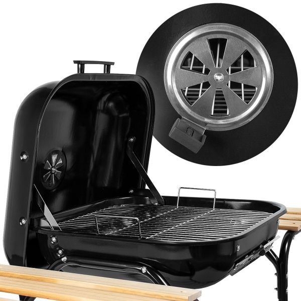 Grill Węglowy Ogrodowy EmaBend + Dmuchawa zdjęcie 8