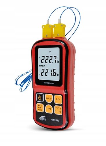 CYFROWY TERMOMETR 2x TERMOPARA TYPU K do 1372 st. KOMPATYBILNA J,K,T,E,N,R na Arena.pl