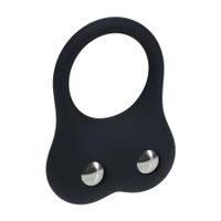 Silicone Training Cockring - M - Black