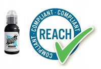 World Famous Tusz pigment pigment tatuażu czarna