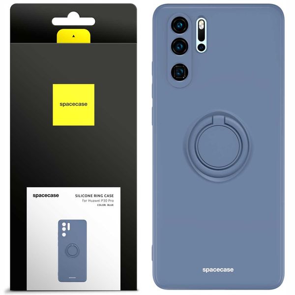 Spacecase Silicone Ring Huawei P30 Pro Blue zdjęcie 1