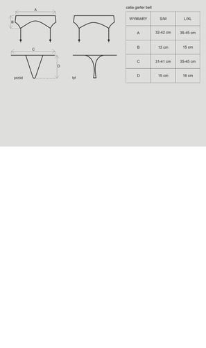 pas do pończoch ze stringami catia s/m obsessive na Arena.pl
