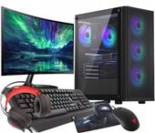 ZESTAW DO GIER RGB Ryzen 7 5700X RTX 4060 32GB SSD 1TB WIFI W11 27" DLSS 3