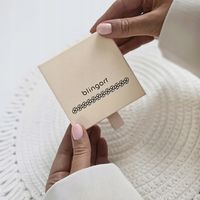 Bransoletka męska skórzana brązowa pleciona z grawerem stal 316L BLINGART