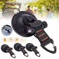 4X KOTWICA Z PRZYSSAWKĄ HACZYKAMI 10KG DO MARKIZ SAMOCHODOWYCH NAMIOTÓW