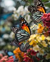 Plakat 40x50cm Motyle Na Łące