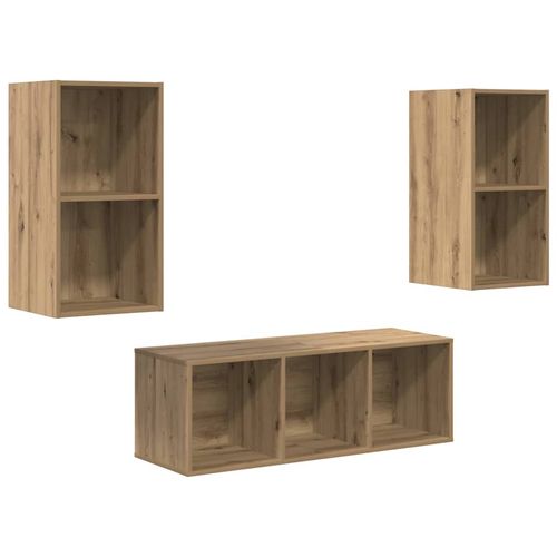 Zestaw szafek RTV 3 pcs dąb artisan 37 x 37 x 107 cm na Arena.pl