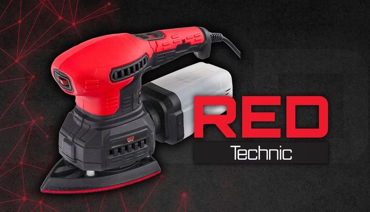 SZLIFIERKA MIMOŚRODOWA OSCYLACYJNA 125mm 1300W 3W1 3 PADY REGULACJA 6 x PAP zdjęcie 7