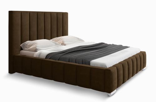 Łóżko tapicerowane z pojemnikiem na pościel Mia 140x200 na Arena.pl