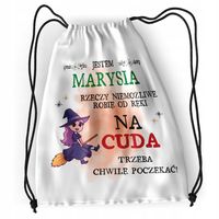 Plecak Dla Marysi Sportowy Szkolny Worek Torba Z Nadrukiem Ze Zdjęciem