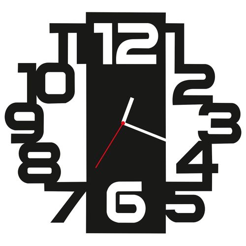 ZEGAR ŚCIENNY CYFRY 38cm M 145.10 na Arena.pl