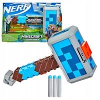 NERF MINECRAFT STORMLANDER STRZELAJĄCY MŁOTEK MŁOT F4416 + 3 strzałki