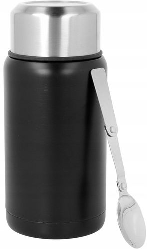 TERMOS OBIADOWY Menażka 0,75L POJEMNIK Na ZUPĘ Żywność Obiad Z ŁYŻKĄ 3571 na Arena.pl