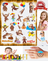 Duży Zestaw Mega Tatuaży zmywalnych - Ciekawski George