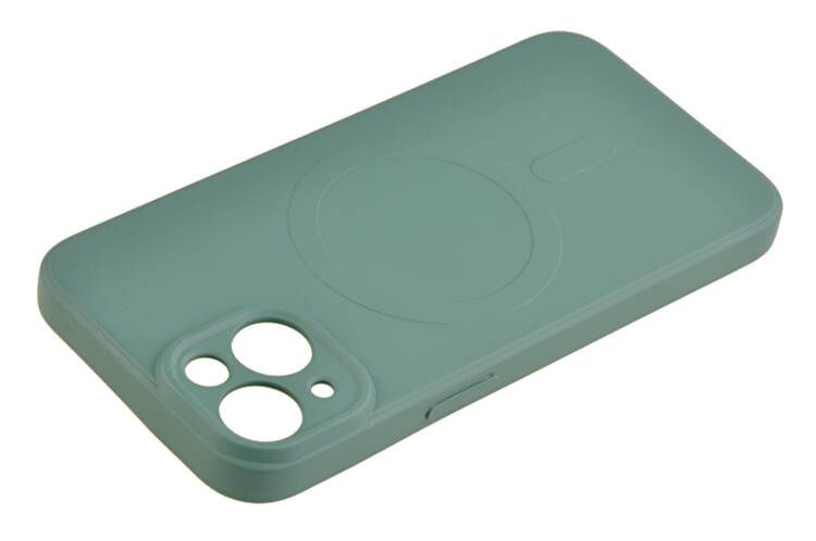 Etui Mercury Goospery MagSafe Silicone do Apple iPhone 14 zielony zdjęcie 2