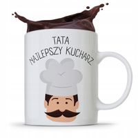 Kubek Na Dzień Ojca Dla Taty Najlepszy Kucharz Z Nadrukiem Ze Zdjęciem