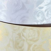 KARTON OZDOBNY RÓŻE BIAŁY 250G GALERIA PAPIERU