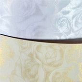KARTON OZDOBNY RÓŻE BIAŁY 250G GALERIA PAPIERU