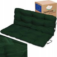 Poduszka ogrodowa na ławkę ogrodowa huśtawkę palety 100x60x50 ziel ciemn