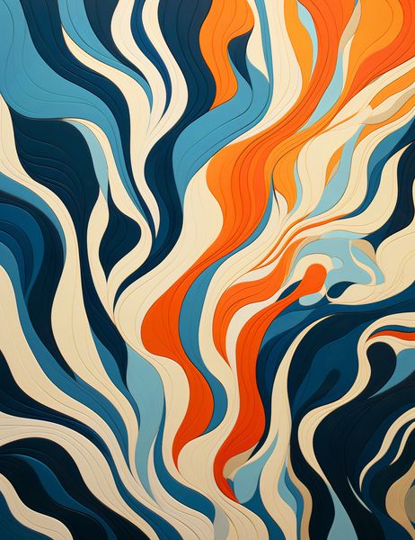 Plakat 50x65cm Oceaniczne Fale zdjęcie 1