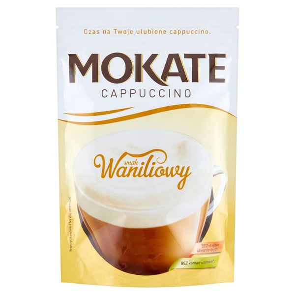 Kawa rozpuszczalna Mokate Cappuccino Waniliowa Delikatna Pianka 110g x8 zdjęcie 4