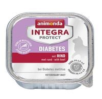 Animonda Integra Protect Diabetes Dla Kota - Z Wołowiną Tacka 100G