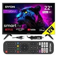 Telewizor Smart tv DYON 22'' FULL HD DVBT2 WiFi USB hotelowy APLIKACJE 12V