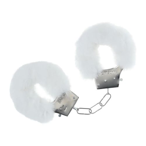 classic fluffy handcuffs - white na Arena.pl