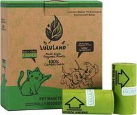 LULULAND Ekologiczne Worki na Psie Odchody 120 szt Lawendowy Zapach